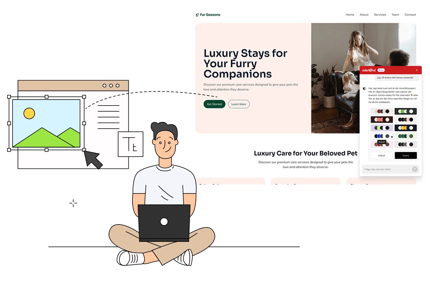 Skapa din hemsida effektivt i fyra steg