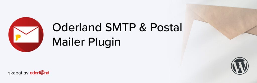 Oderland utvecklar gratis SMTP-plugin, Oderland SMTP & Postal Mailer