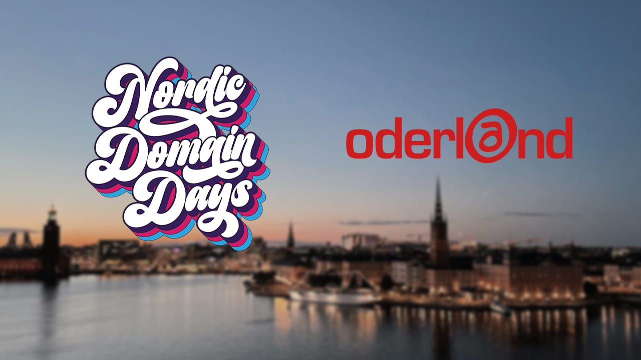 Oderland är partner på Nordic Domain Days 2026