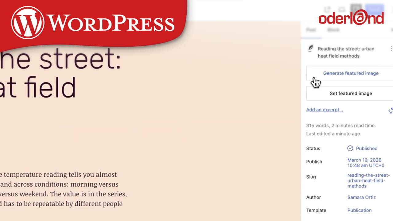 WordPress 7.0 – 3 utvalda uppdateringar